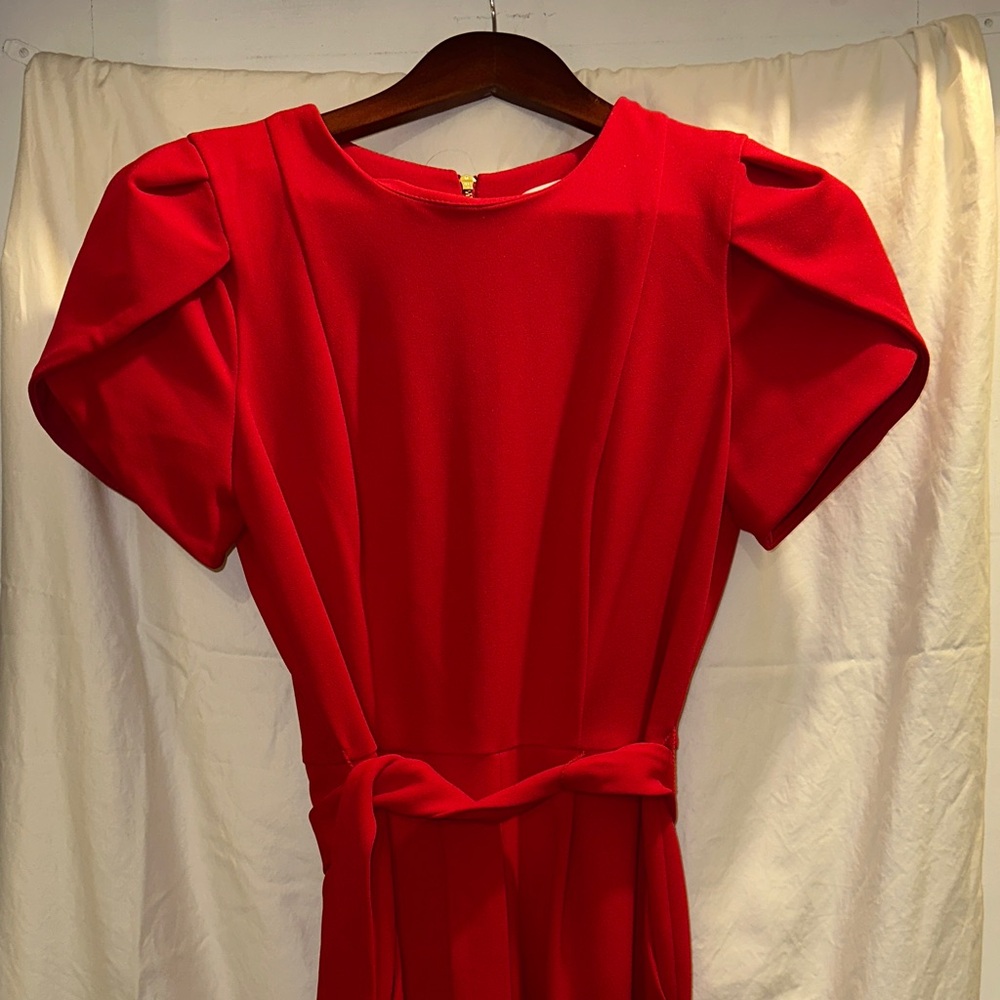 Elegant Red Jumpsuit